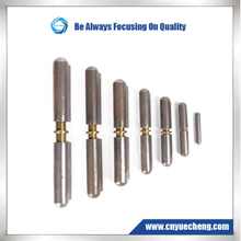 Weld on Bullet Hinges----Steel body , brass pin , brass bushing 